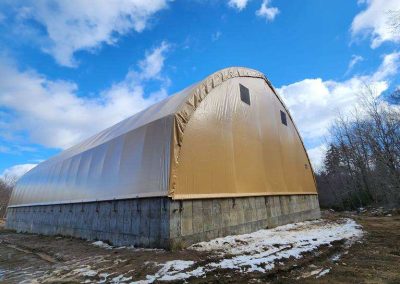Town of Arietta, Hamilton County. Britespan 60x100 salt and sand storage building.