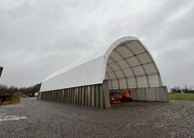 Town of York, Livingston County NY. Britespan fabric-covered building.