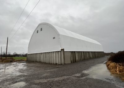 Town of York, Livingston County NY. Britespan fabric-covered building.