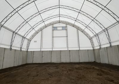 Town of York, Livingston County NY. Britespan fabric-covered building.