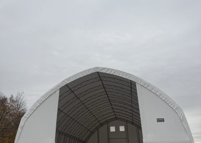Town of Parish Britespan Apex 60x100 Salt and Sand storage