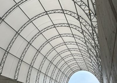 Town of East Hampton, Suffolk County. Britespan fabric building.