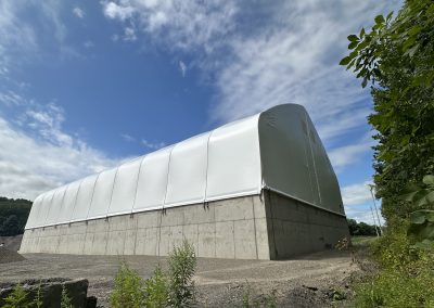 Town of German Flatts in Herkimer County, NY. Britespan fabric covered building.